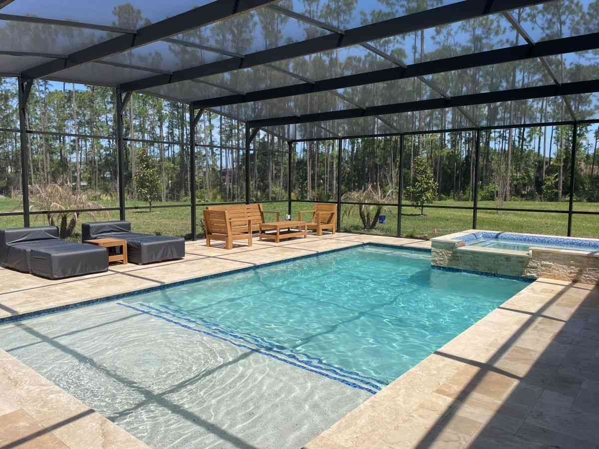 Agua Construction Company pool project