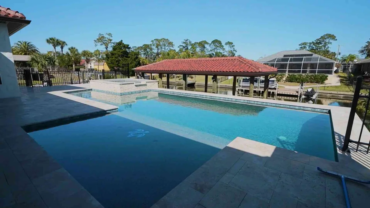 Agua Construction Company pool project