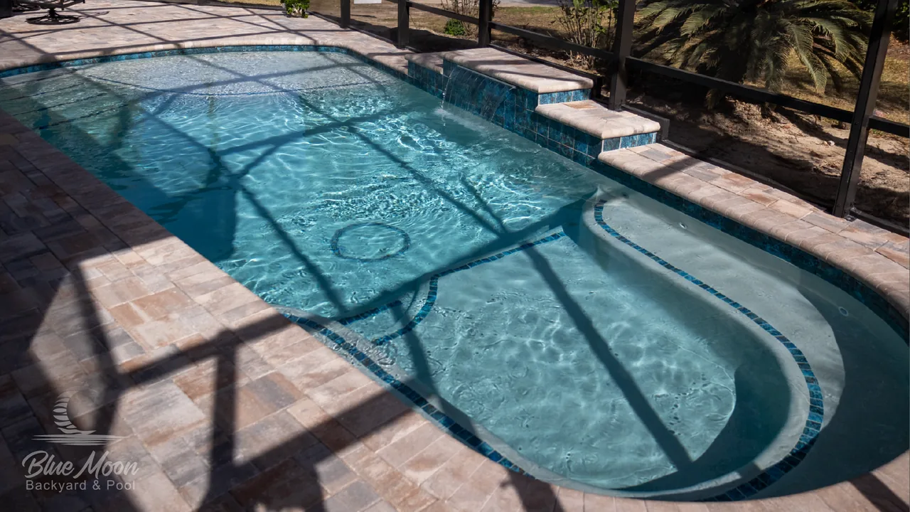 BLUE MOON BACKYARD & POOL, INC. pool project